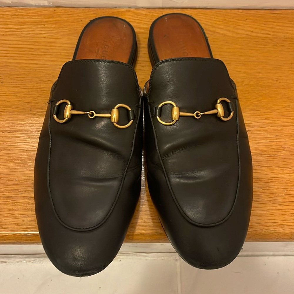 very worn gucci mules